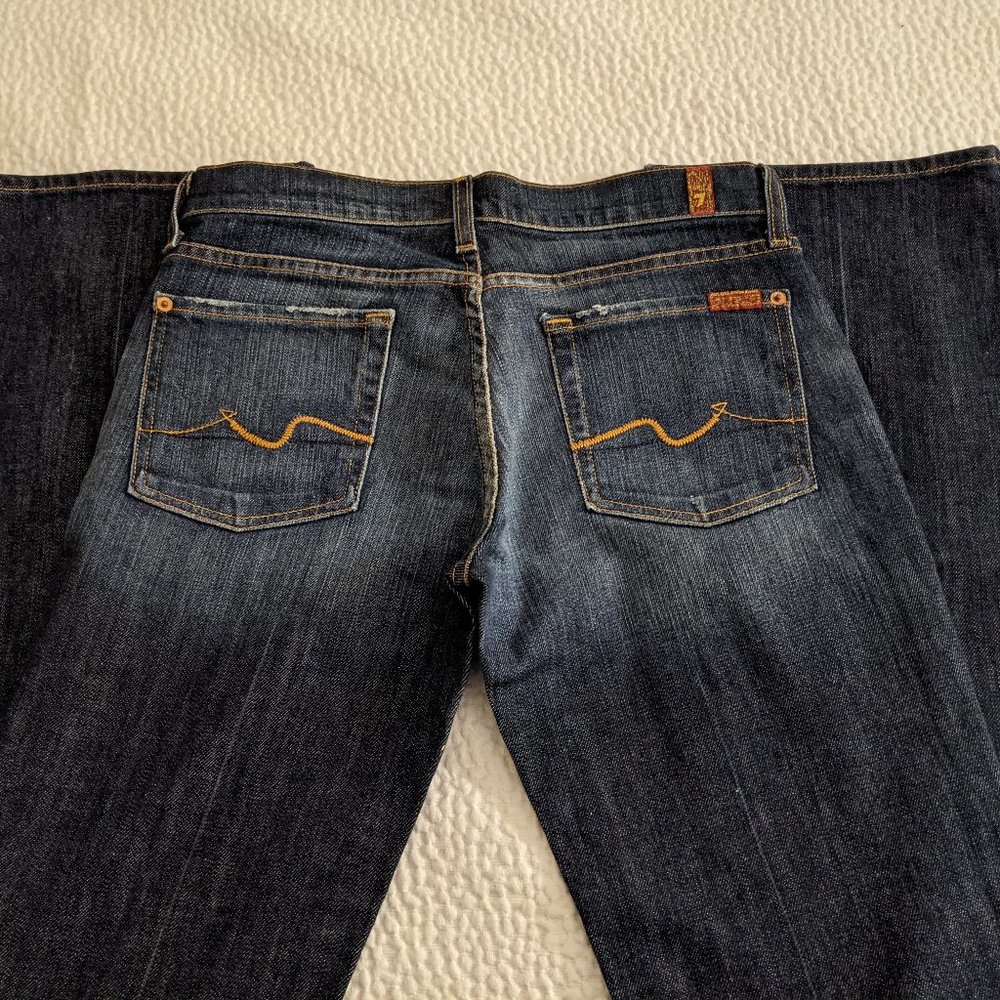 7 for all Mankind Long Bootcut Denim